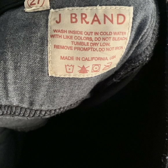 J Brand Scarlett Seven Eights Black Skinny Jeans - Picture 5 of 8